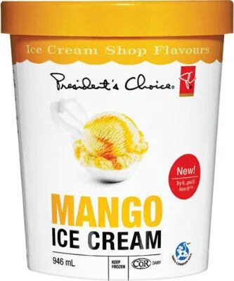 Ice cream shop flavours mango ice cream