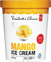 Ice cream shop flavours mango ice cream