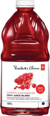 Cranberry & pomegranate juice blend