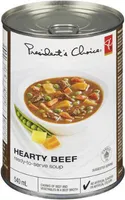 Ready-to-serve hearty beef soup