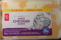 Fromage cheddar marbré
