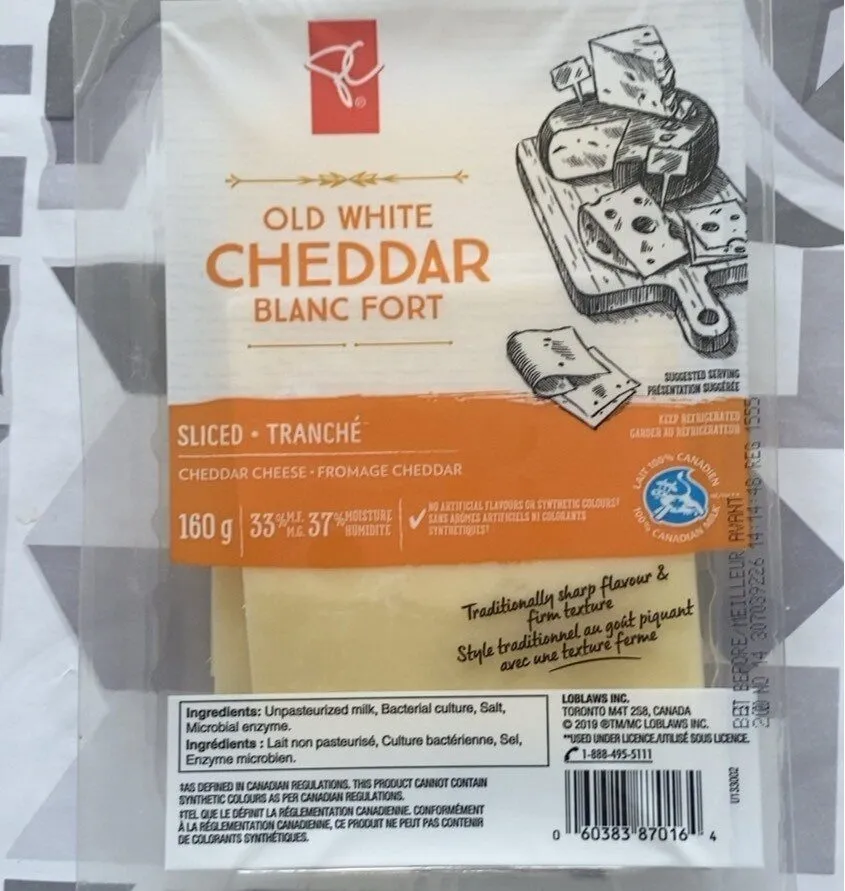 Cheddar blanc fort