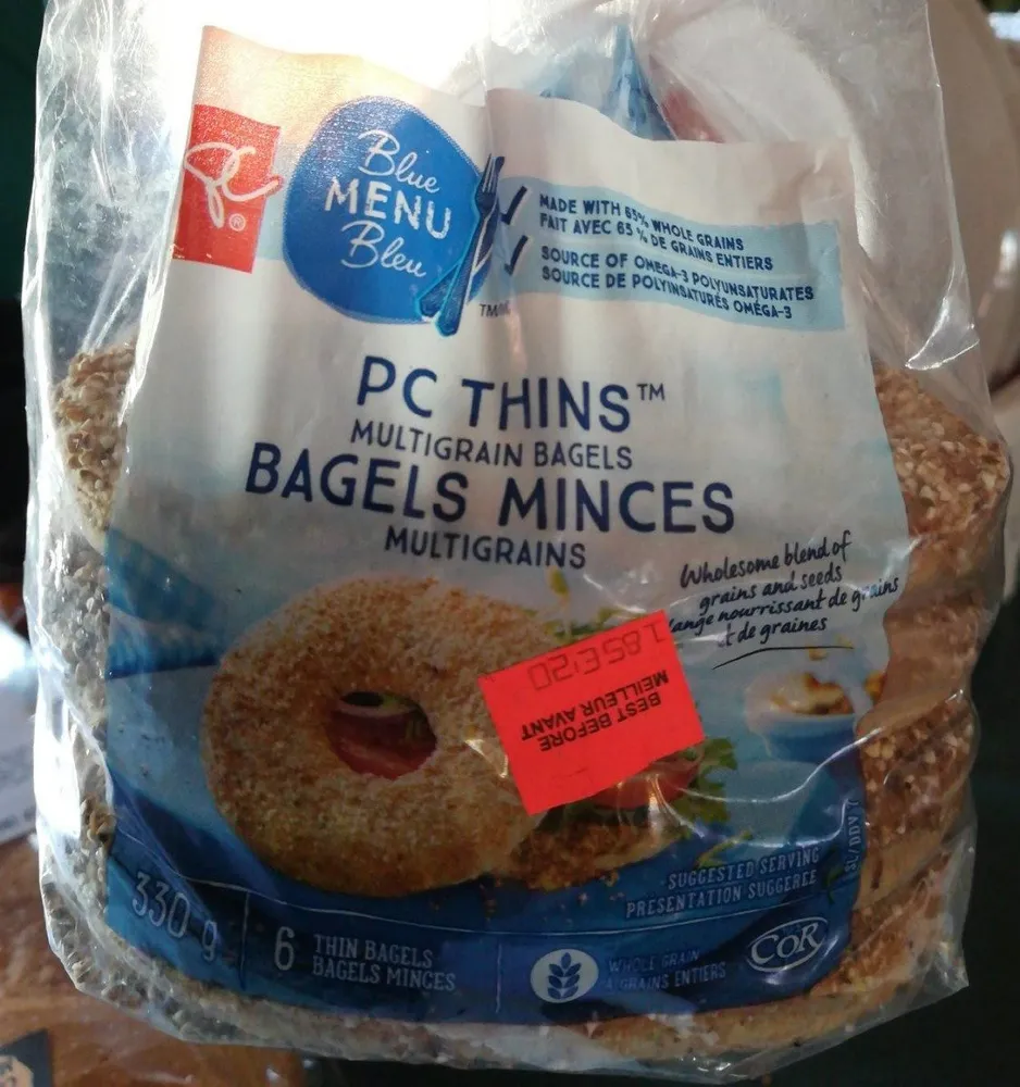 Bagels minces multigrains