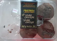 Muffins double chocolate