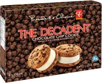 The decadent chocolate chip cookie vanilla ice cream