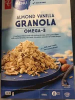 Omega- almond vanilla granola