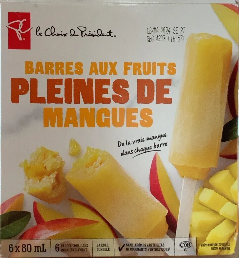 Loads of mango fruit bars