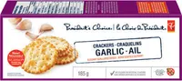 Garlic scalloped edges crackers