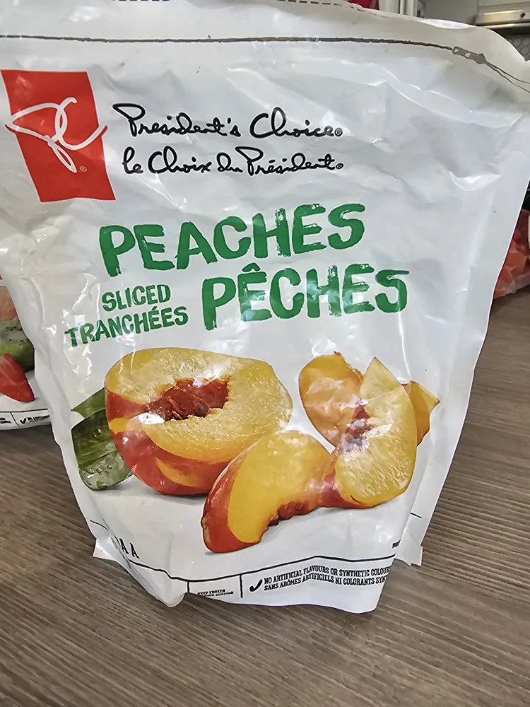 Peaches Sliced