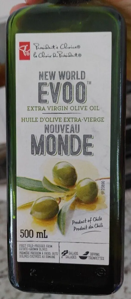 New world Evoo extra virgin olive oil