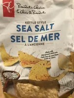 Sea salt kettle style tortilla chips