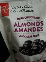 Dark chocolate covered almonds