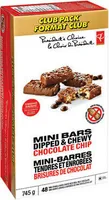 granola bar Mini bars dipped & chewy chocolate chip- club