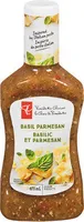 Basil parmesan vinaigrette