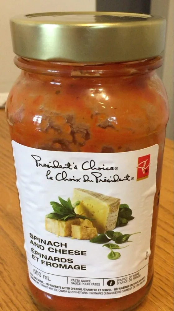 Épinards et fromage