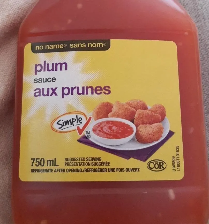 Sauce aux prunes