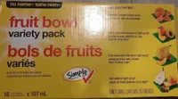 Bols de fruits variés