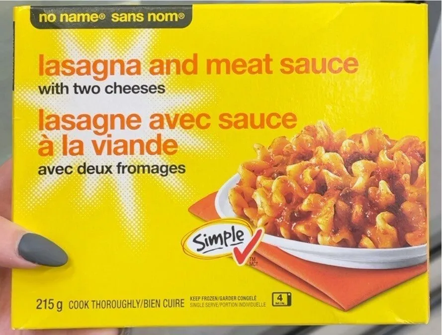 lasagna and meat sauce