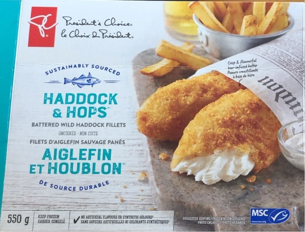 Filets d’aiglefin sauvage panés