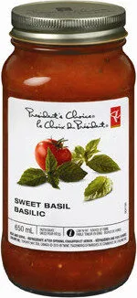 Sweet basil pasta sauce