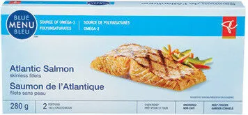 Atlantic salmon skinless fillets