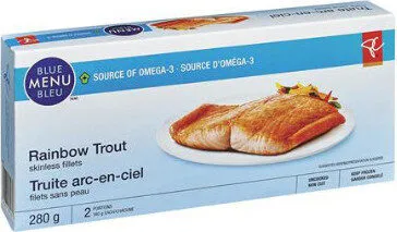 Rainbow trout skinless fillets