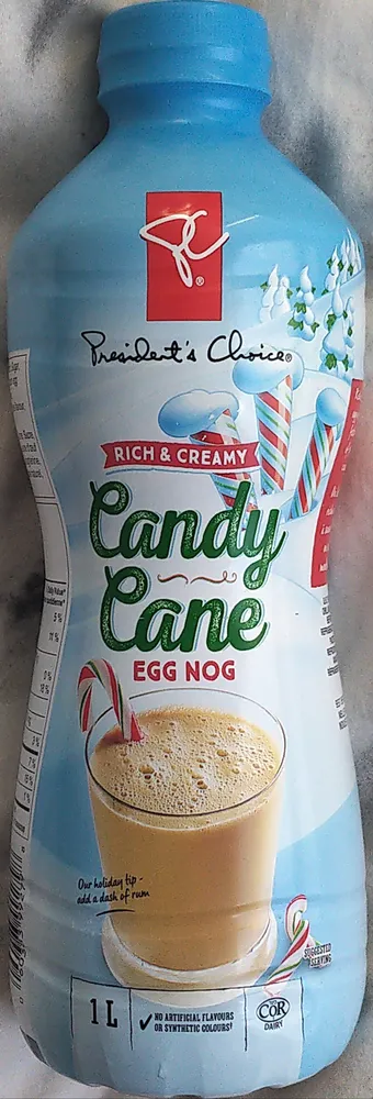 Candy Cane Egg Nog