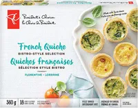 French quiche bistro-style selection