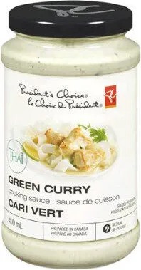 Thai green curry cooking sauce