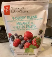 4-Berry Bland (Strawberries, raspberries, blackberries and blueberries)