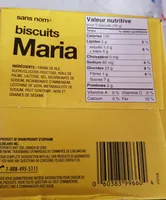 Maria biscuits
