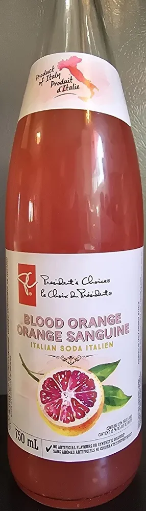 Blood Orange Italian Soda