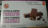 Dipped and chewy chocolate fudge & chocolate chip