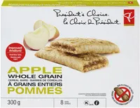 Apple whole grain cereal bars