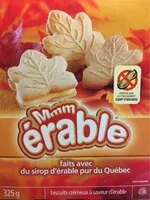 Maple flavoured creme cookies imported from canada