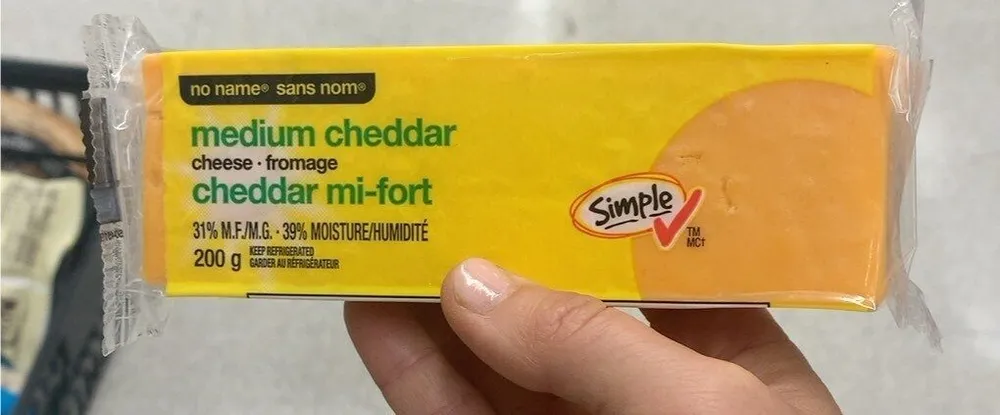 Medium cheddar