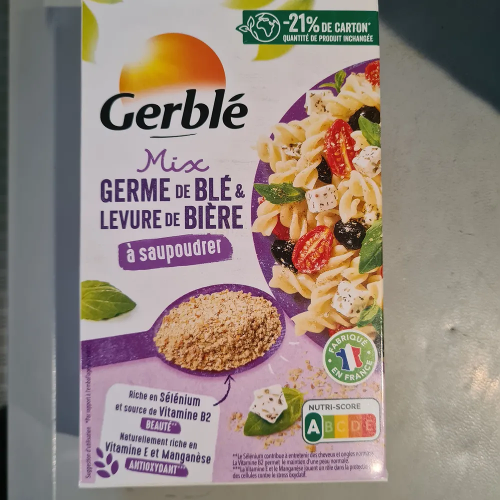 Mix germe de blé & levure de bière à saupoudrer
