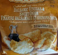 croustilles saveur vinaigre balsamique et oignons doux