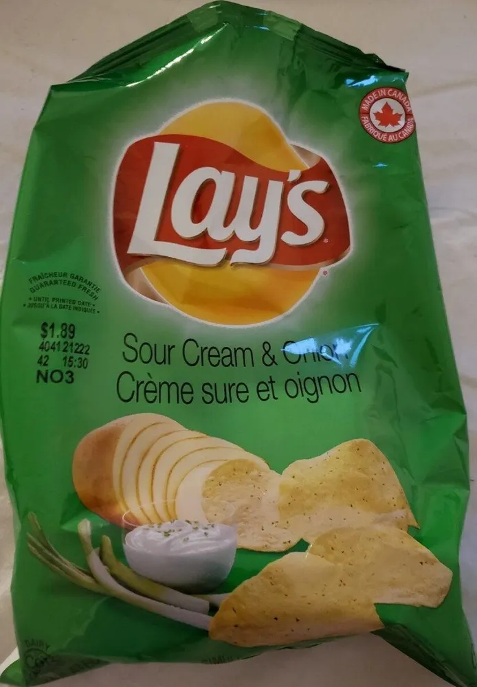 Crème sure et oignon