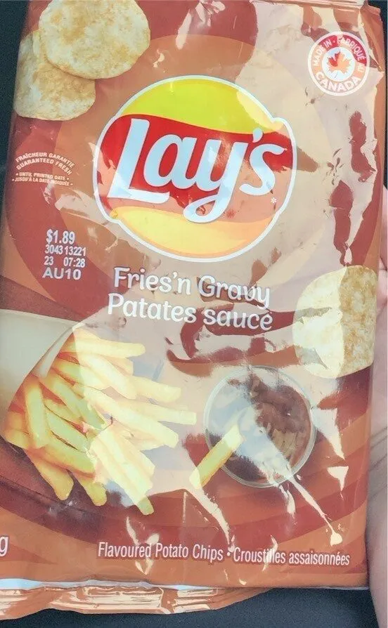 Lays fries’n gravy chips