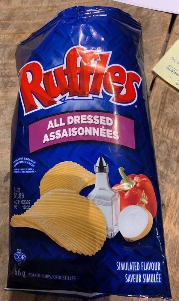 Ruffles all dressed