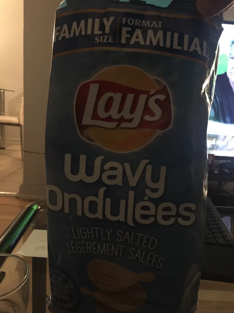 Wavy lightly salted
