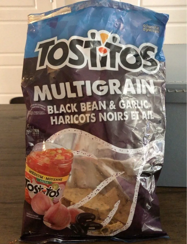 Tostitos Multigrain Haricots noirs et ail