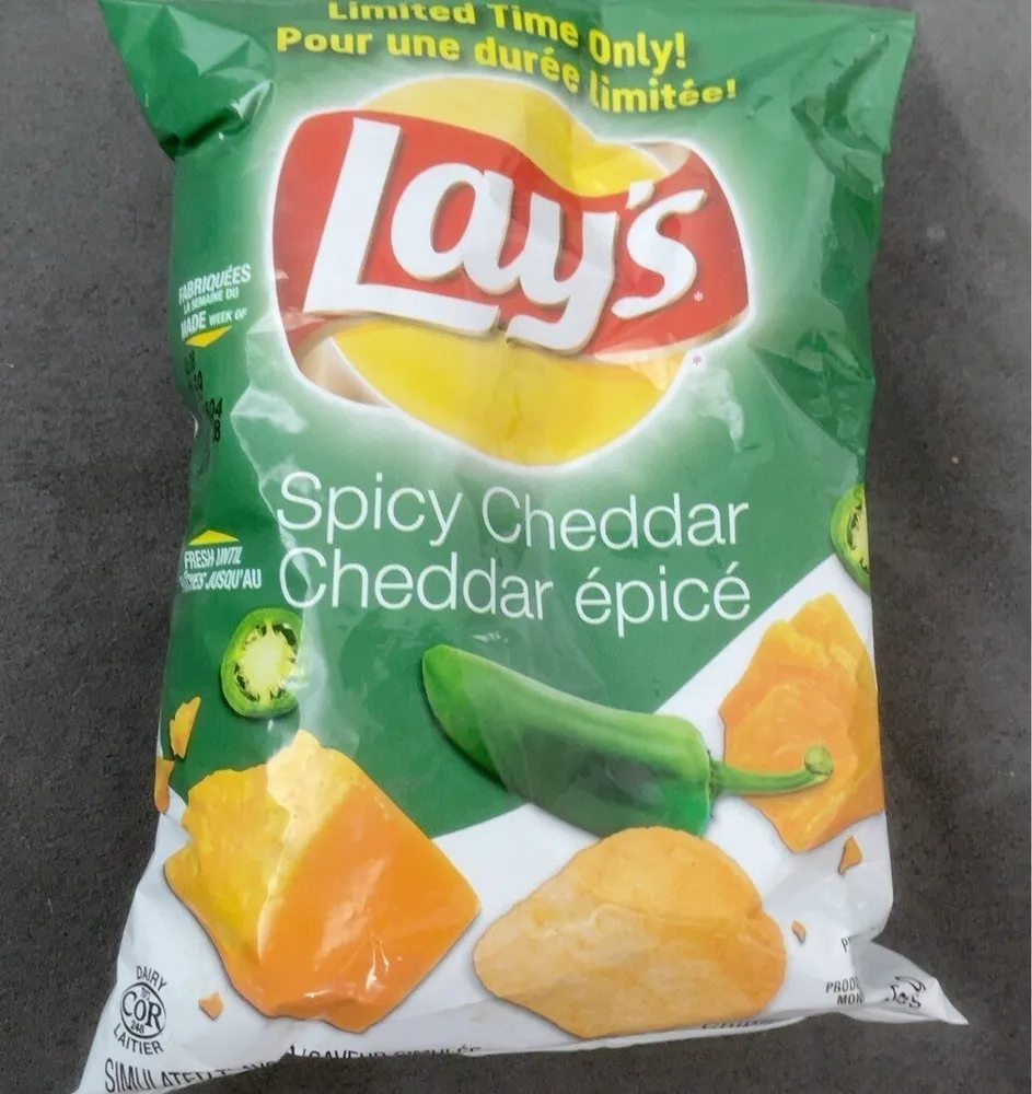 Lays Spicy cheddar
