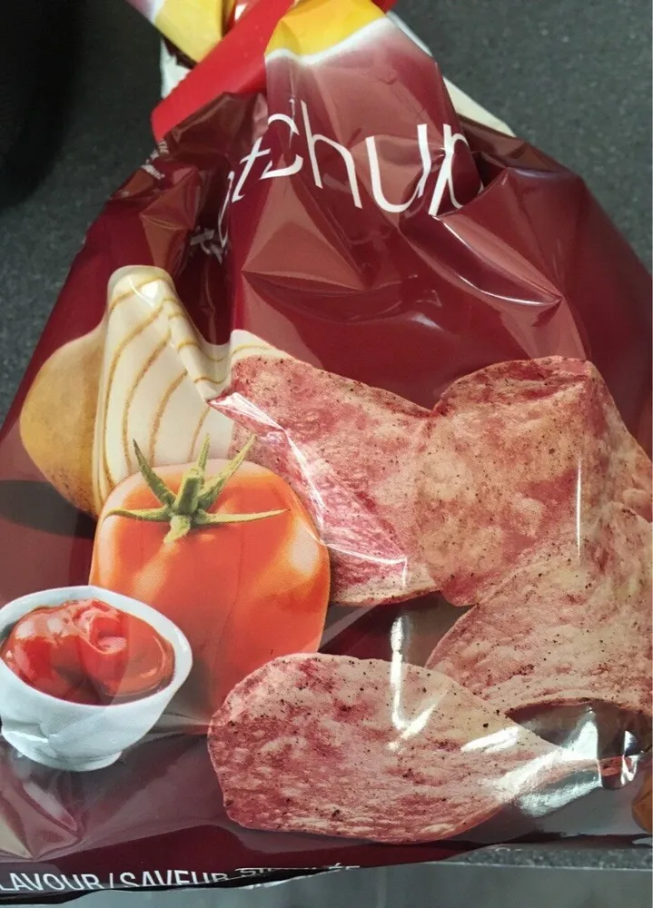 Chips au ketchup