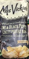 Miss Vickie's Lime et poivre noir