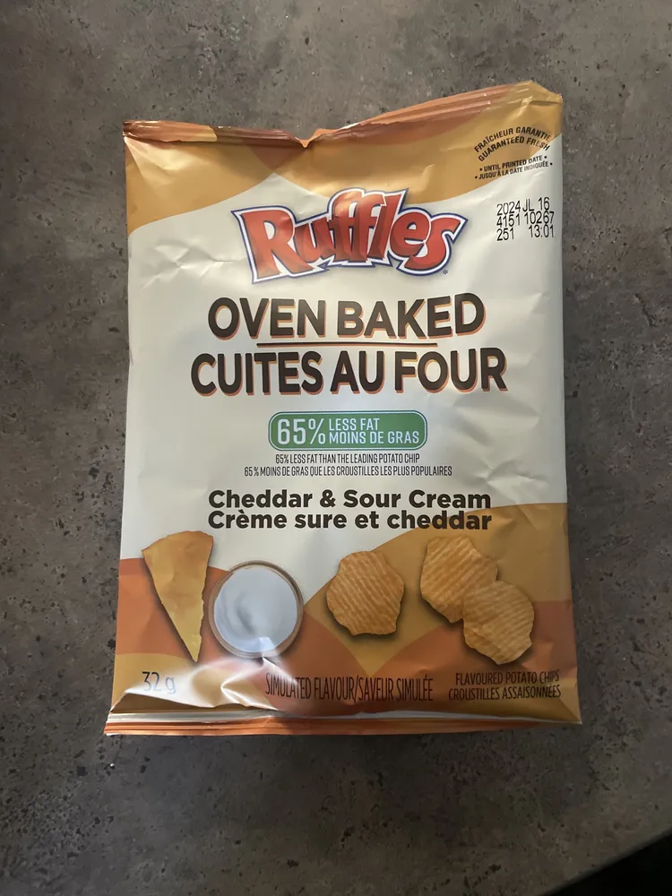 Oven Baked Ruffles Cheddar & Sour Cream