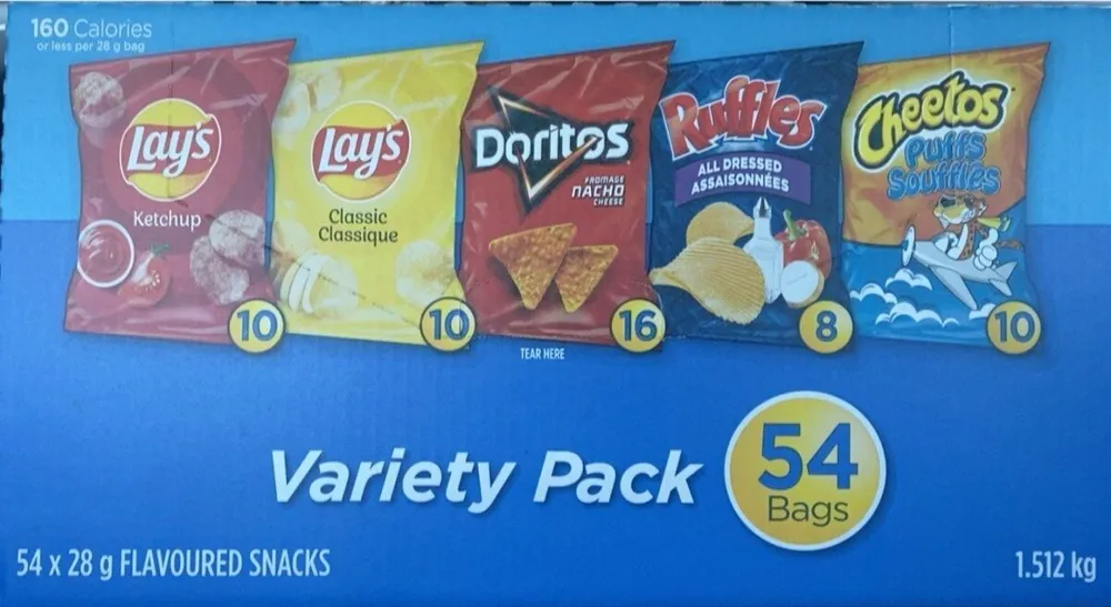 Chips Variety pack
