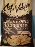 Miss Vickie's Lime et poivre noir