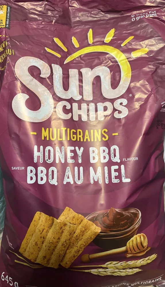 Sun Chips Multigrains Honey BBQ flavour